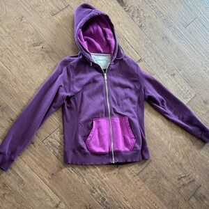 Nike Women's Purple Zip-Up Hoodie
